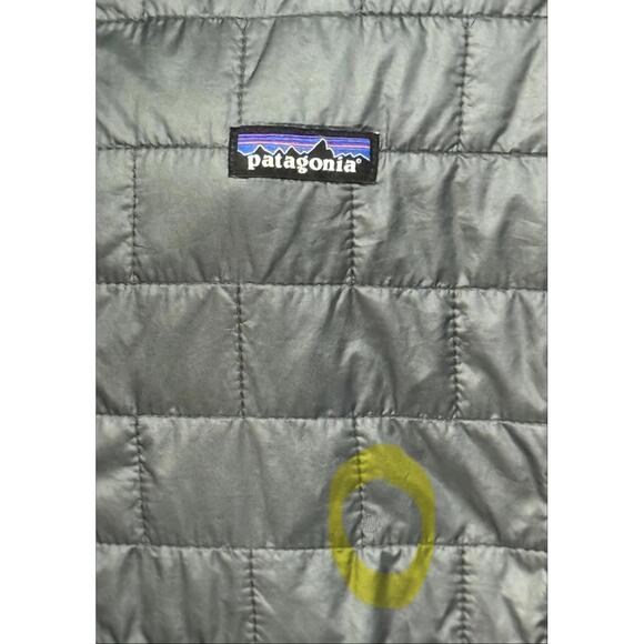 Women's Medium Patagonia Nano Puff 1/2 Zip Bivy Hooded Regen Green Jacket READ!! - Picture 4 of 7